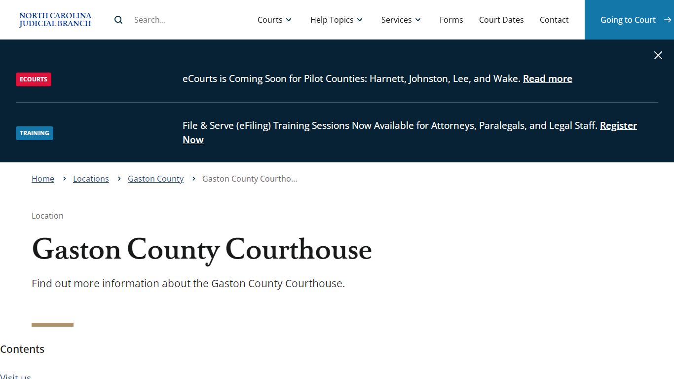 Gaston County Courthouse | North Carolina Judicial Branch